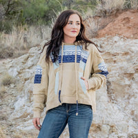 STS Ranchwear Women's Poppy Pullover Hoodie in Beige