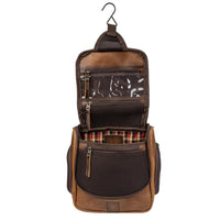 STS Ranchwear Tucson Hanging Leather Shave Kit