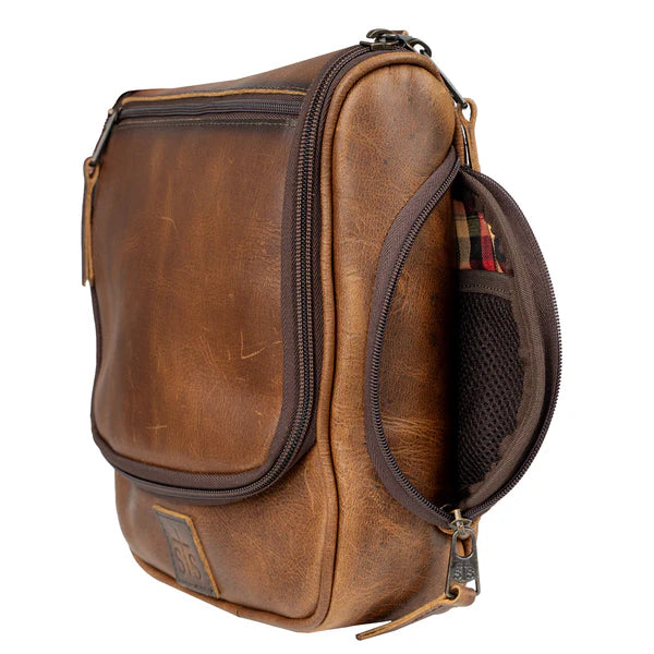 STS Ranchwear Tucson Hanging Leather Shave Kit