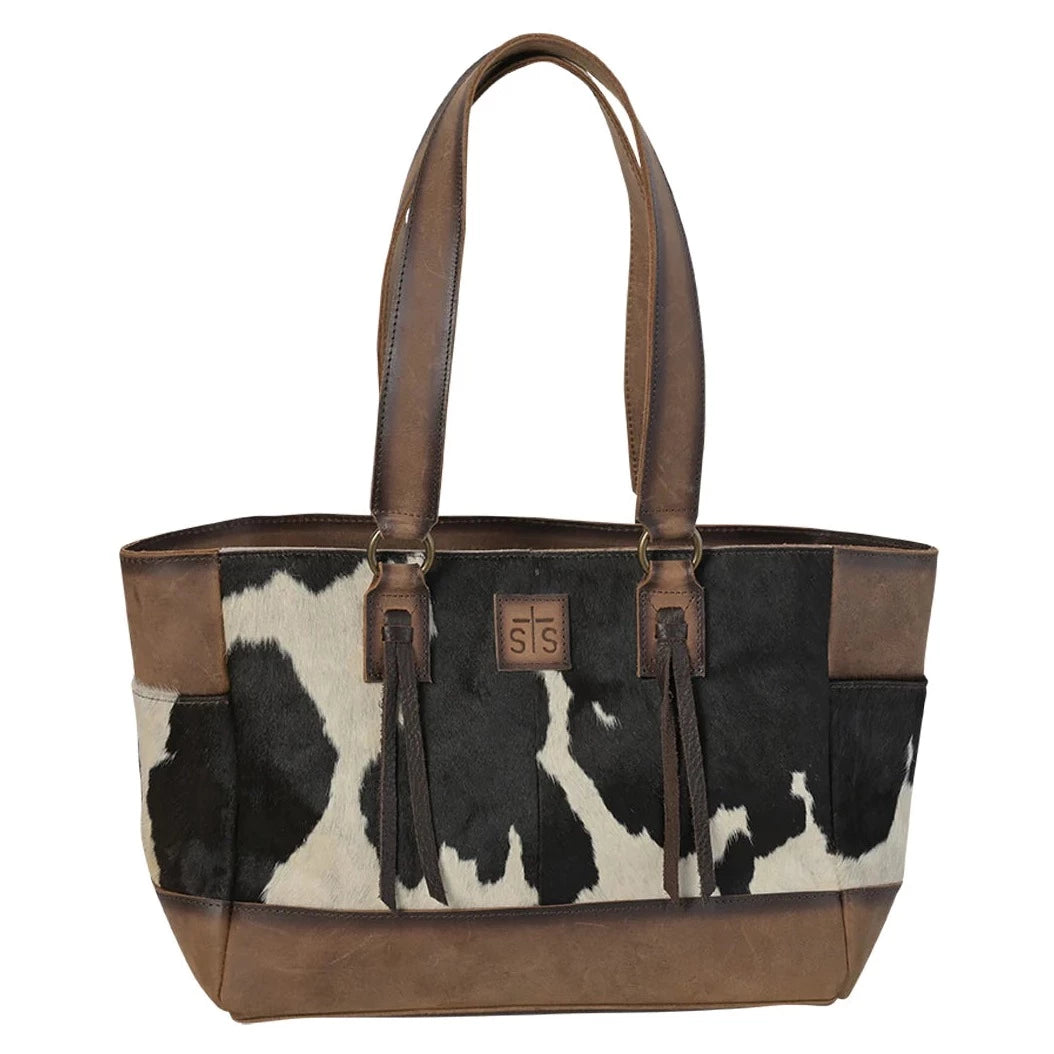 STS Leather Cowhide Fringe Purse - Women's Bags in Cowhide
