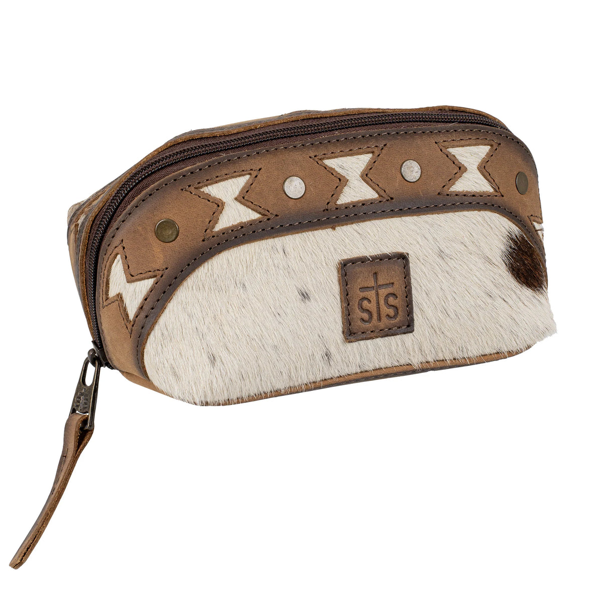 STS Ranchwear Roswell Cowhide Belle Makeup Bag