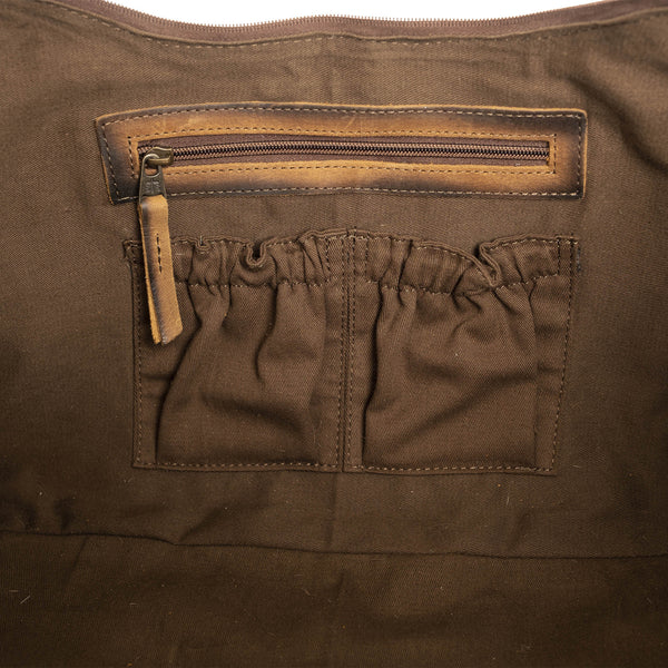 STS Ranchwear Cowhide Small Duffle Bag