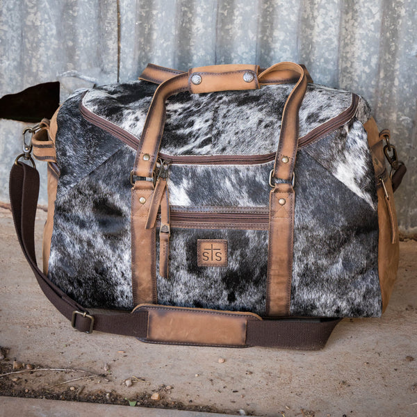 STS Ranchwear Cowhide Small Duffle Bag