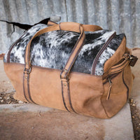 STS Ranchwear Cowhide Small Duffle Bag