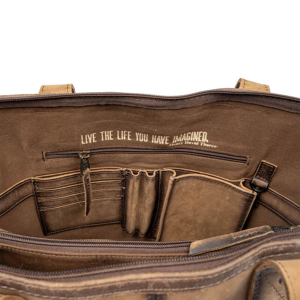 STS Ranchwear Cowhide Laptop Shopper