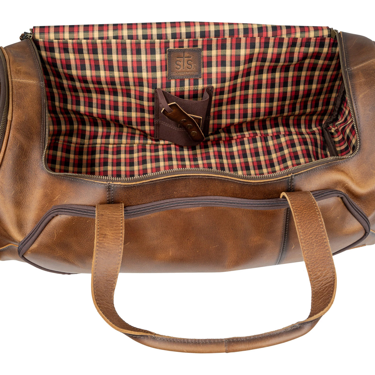 STS Ranchwear Tucson Leather Duffle Bag