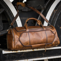 STS Ranchwear Tucson Leather Duffle Bag