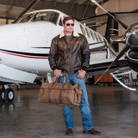 STS Ranchwear Foreman Leather Duffle Bag