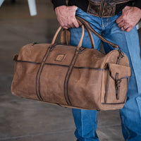 STS Ranchwear Foreman Leather Duffle Bag