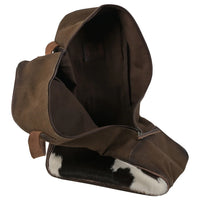 STS Ranchwear Cowhide Canvas Boot Bag