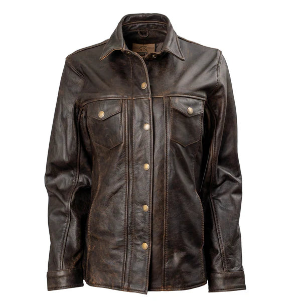 STS Ranchwear Women's Rancher Antique Bronze Leather Jacket