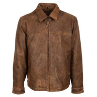 STS Ranchwear Men's Rifleman Leather Jacket in Chestnut