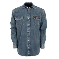 STS Ranchwear Men's Duke Western Denim Snap Shirt