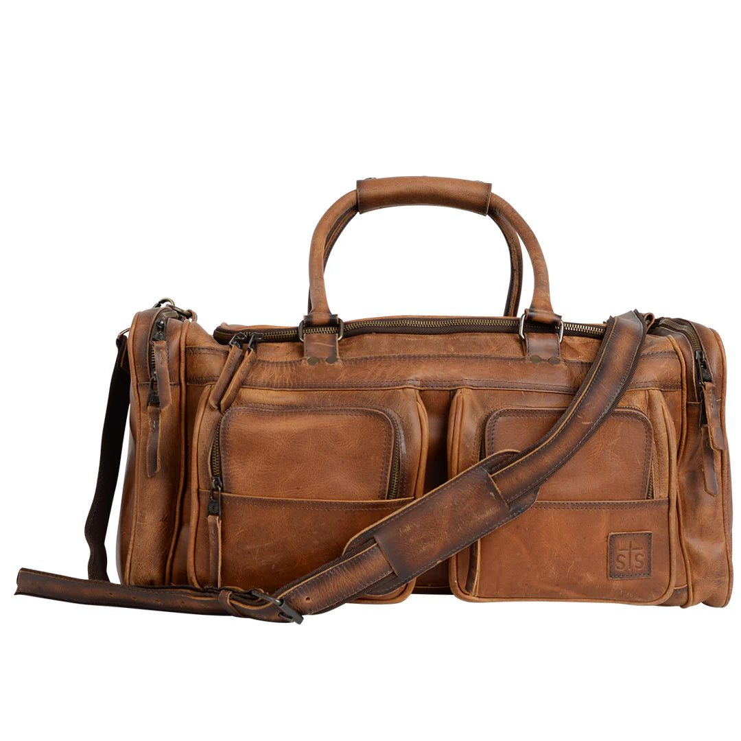 STS Ranchwear Tucson Leather Duffle Bag