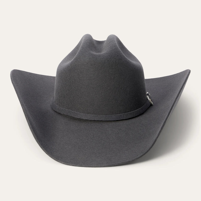 Stetson Brenham 4X Wool Felt Cowboy Hat in Granite Grey