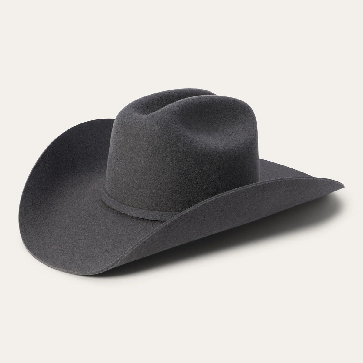 Stetson Brenham 4X Wool Felt Cowboy Hat in Granite Grey