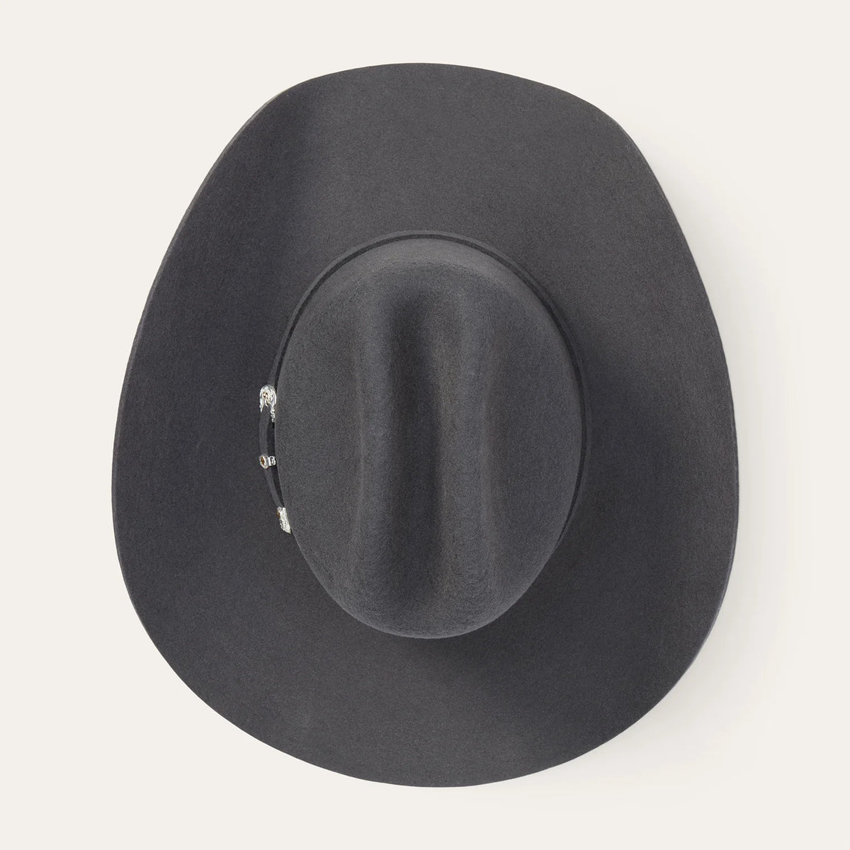 Stetson Brenham 4X Wool Felt Cowboy Hat in Granite Grey