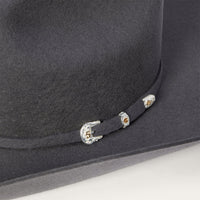 Stetson Brenham 4X Wool Felt Cowboy Hat in Granite Grey