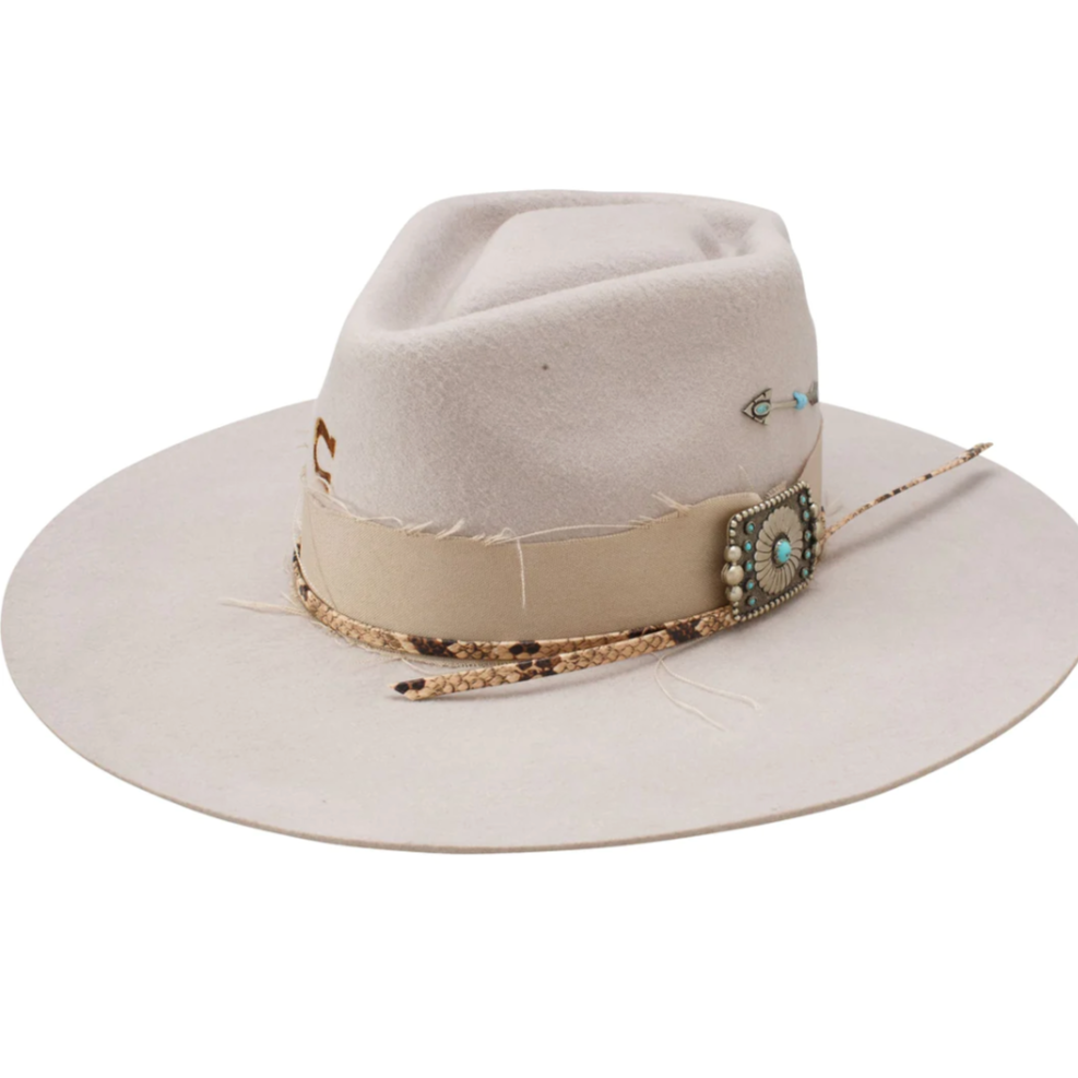 Charlie 1 Horse Silverbelly Spear Point Felt Hat