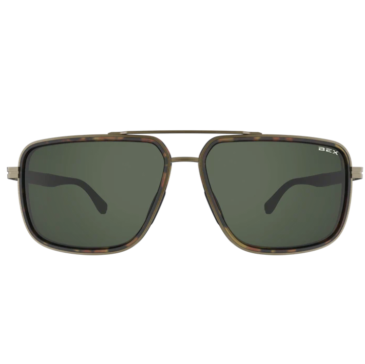 BEX Dusk Hybrid Full Frame Sunglasses in Bronze and Forest