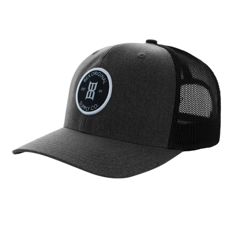 BEX Bosc Classic Fit Hat in Heather Black
