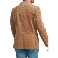 Savile Row Co. Men's Mayfair Corduroy Sport Jacket in Tan