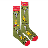 Lucky Chuck Women's Get A Little Western Holiday Performance Socks