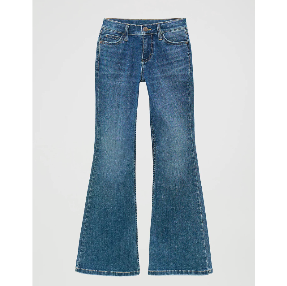 Wrangler Girl's Bespoke Flare Jean in Lily