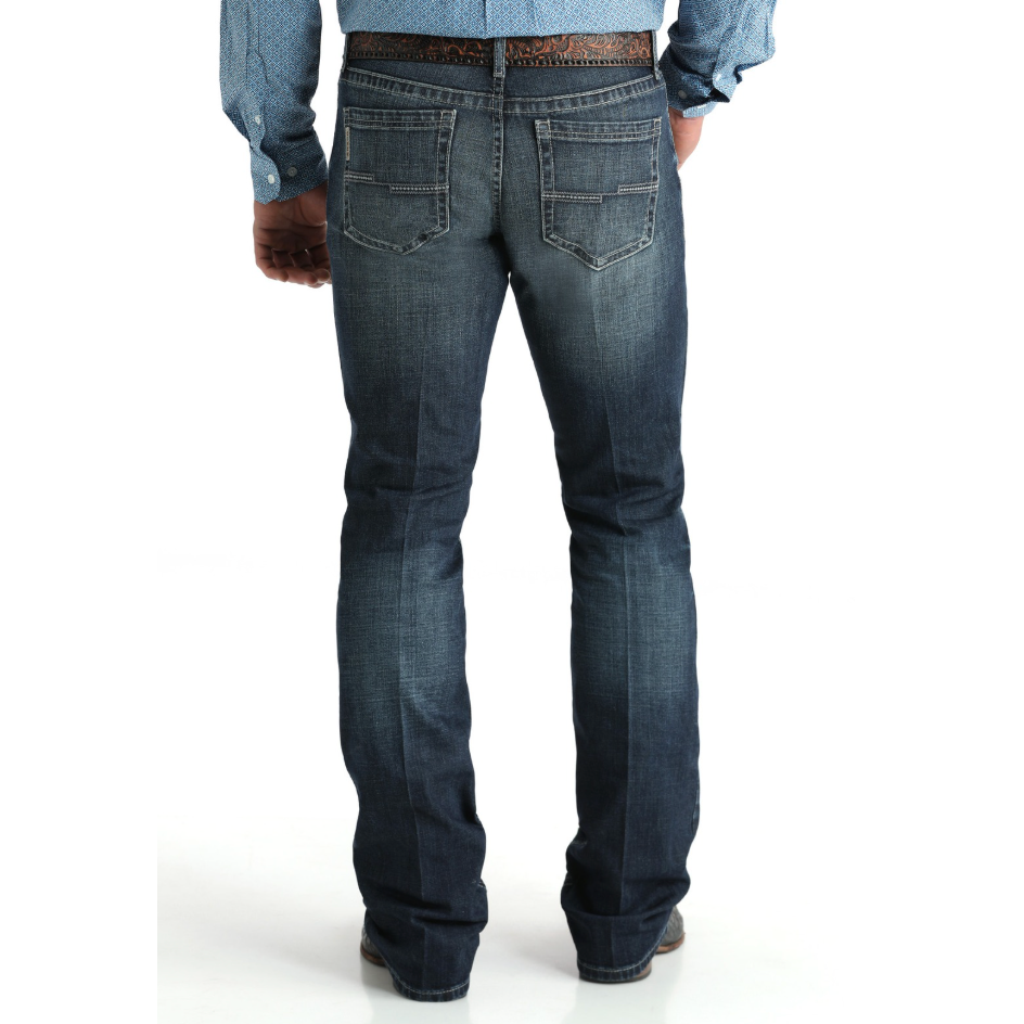 Cinch Men's Ian Slim Fit Bootcut Jean in Dark Stone