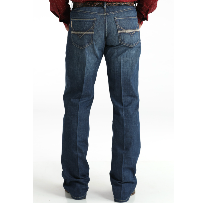 Cinch Men's Grant Relaxed Fit Bootcut Jean in Dark Wash