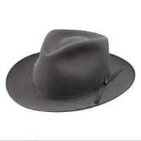 Stetson Stratoliner Fedora Fur Felt Hat in Caribou