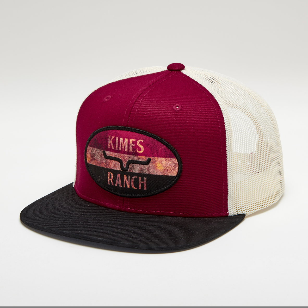 Kimes Ranch Sticker Kimes Ranch American Standard Trucker- Dark Red – Branded Country Wear