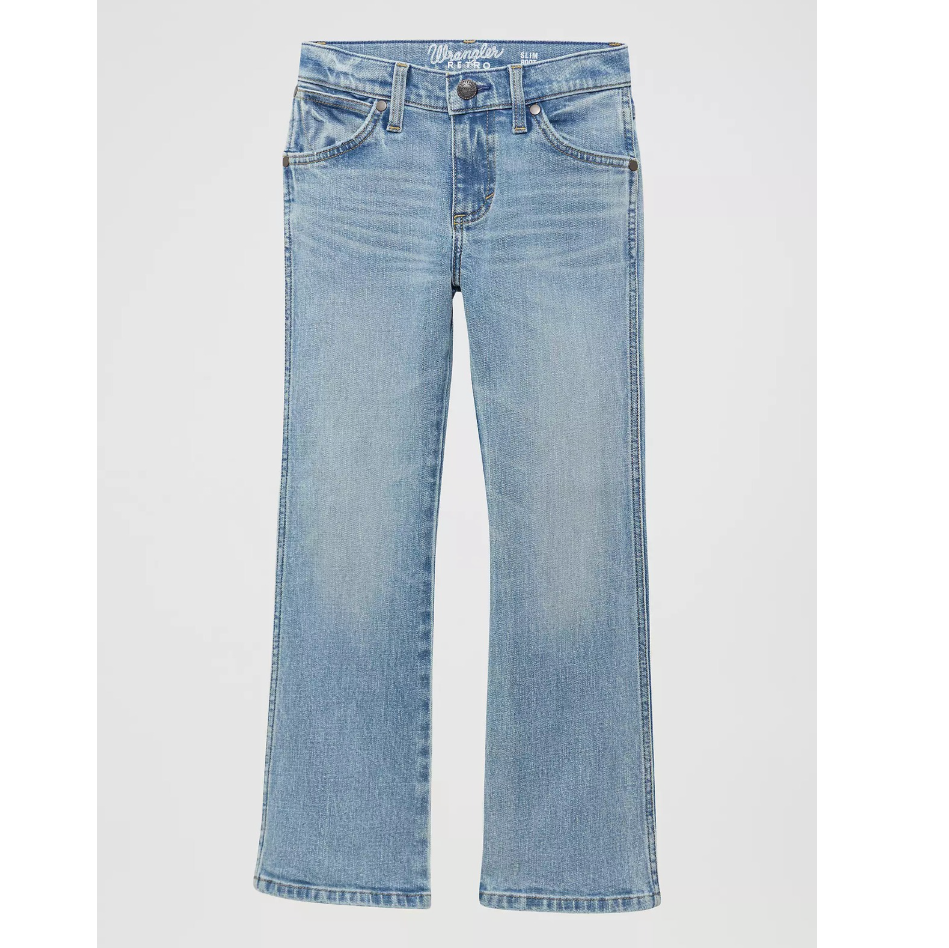 Wrangler Retro Youth Boy's Slim Boot Jean in Cloverdale