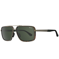 BEX Dusk Hybrid Full Frame Sunglasses in Bronze and Forest