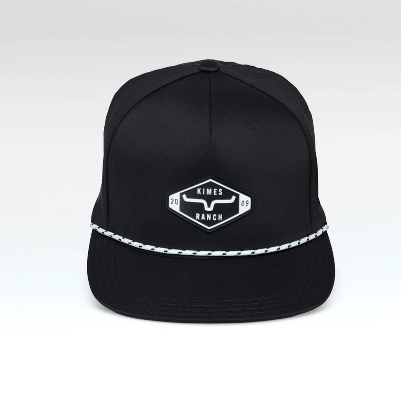 Kimes Ranch Serrano Performance Snapback in Black
