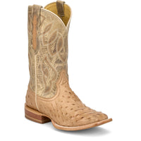Tony Lama Women's Cheyenne Ostrich Western Boot in Tan