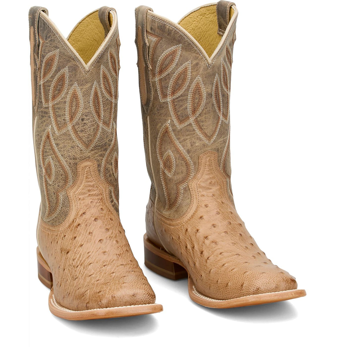 Tony Lama Women's Cheyenne Ostrich Western Boot in Tan