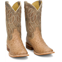 Tony Lama Women's Cheyenne Ostrich Western Boot in Tan