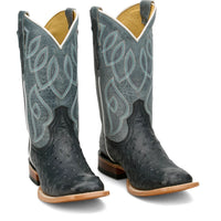Tony Lama Women's Cheyenne Ostrich Western Boot in Grey