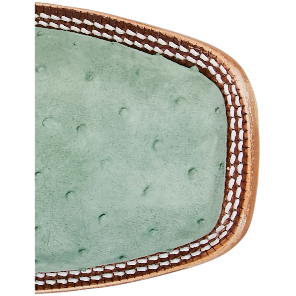 Tony Lama Men's Carlos Sueded Full Quill Ostrich Boot in Green