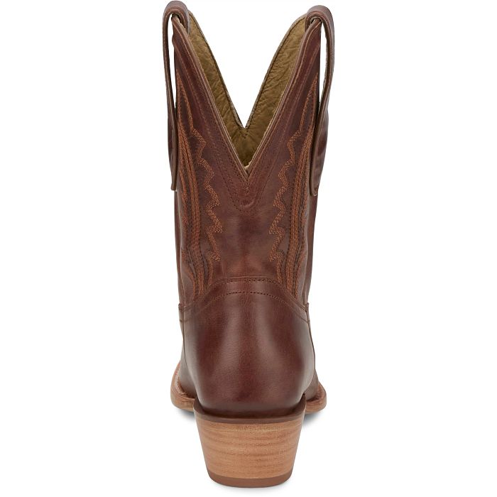 Tony Lama Women's Areli Western Bootie in Cognac Goat