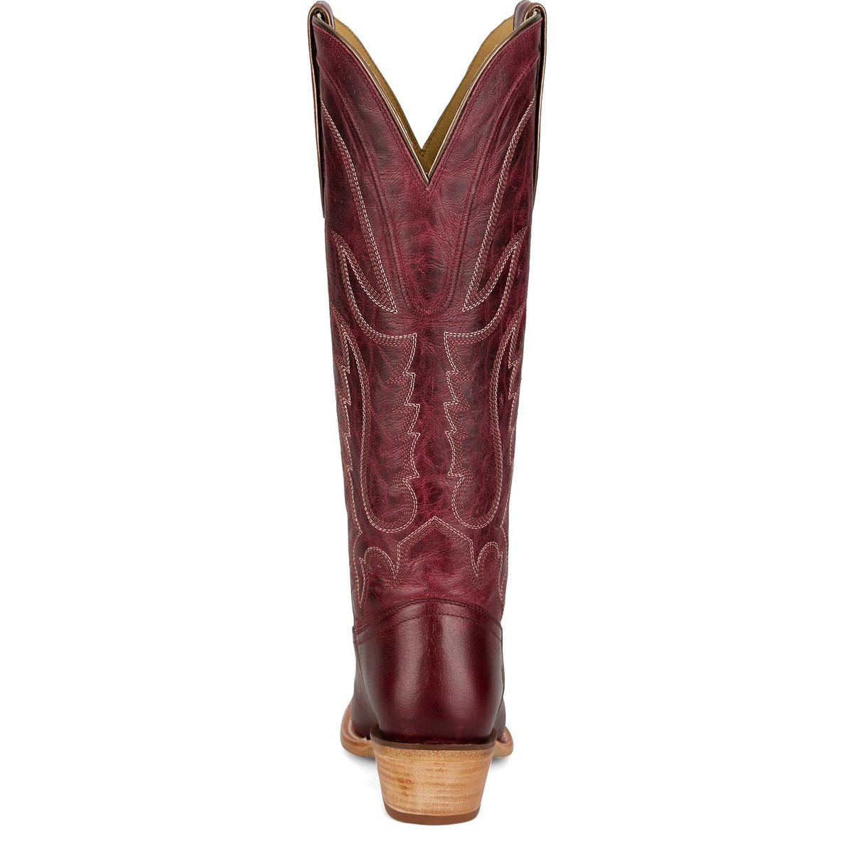 Tony Lama Women's Jess 15" Western Boot in Wine Goat