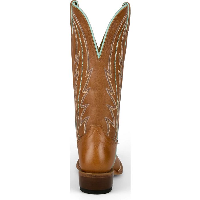 Tony Lama Women's Hallie Western Boot in Tawny Brown Cowhide