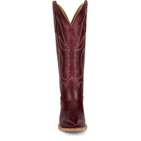 Tony Lama Women's Jess 15" Western Boot in Wine Goat