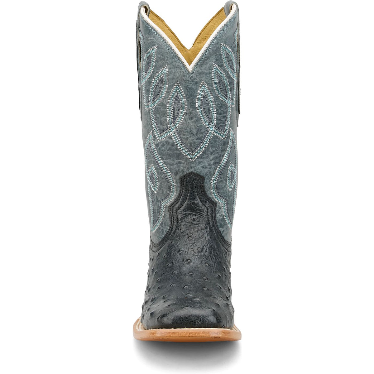 Tony Lama Women's Cheyenne Ostrich Western Boot in Grey