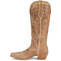 Tony Lama Women's Jess 15" Western Boot in Bone Goat