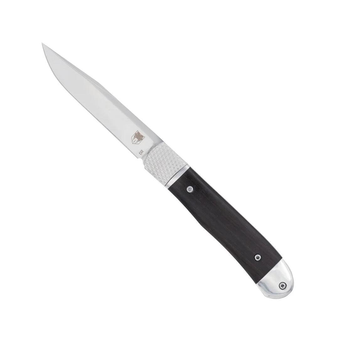 CobraTec Ebony Wood Trapper Hidden Release Automatic Knife