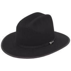 Twister 3X Select Wool Troubadour Hat in Black
