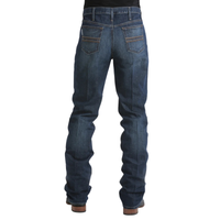 Cinch Men's Silver Label Slim Fit Jean- 006 Performance Dark Stone
