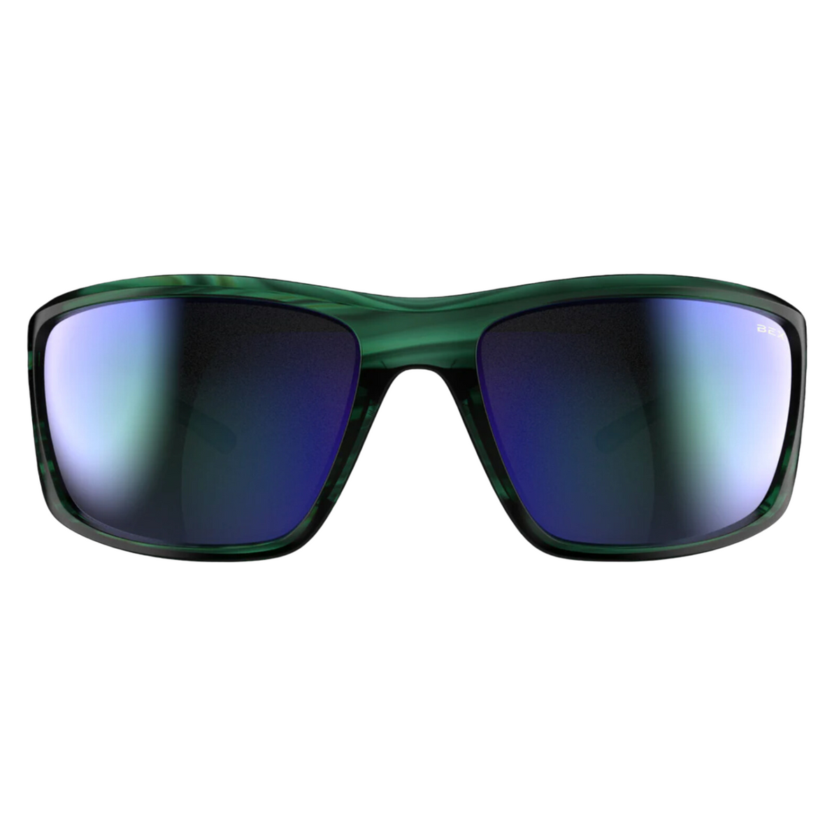 BEX Crevalle Polarized Full Frame Sunglasses in Forest Green